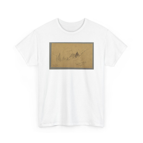 Frederic Edwin Church, American, - Near Hintersee, Germany - July 27, 1868 v3 - T-Shirt