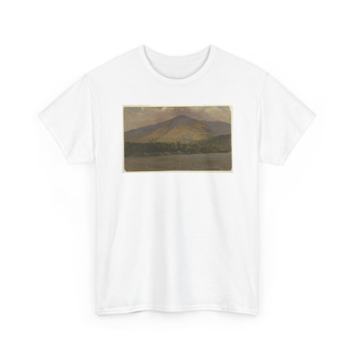 Frederic Edwin Church, American, - Pamola Peak and Mt. Katahdin from a Basin Pond, Maine - 1877 - 1881 v3 - T-Shirt