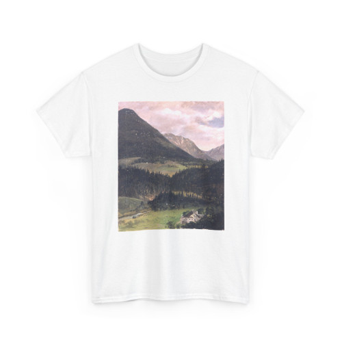 Frederic Edwin Church, American, - The Grünstein and Hochkalter from Berchtesgaden, Bavaria (Germany) - June–July 1868 v2 - T-Shirt