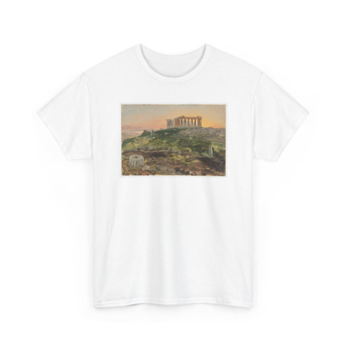 Frederic Edwin Church, American, - The Parthenon at Sunset, Athens - April 1869 v2 - T-Shirt