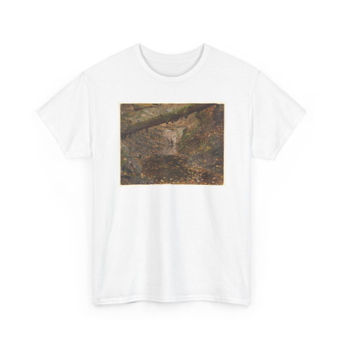 Frederic Edwin Church, American, - Woodland Stream, Late Autumn - probably October v1 - T-Shirt