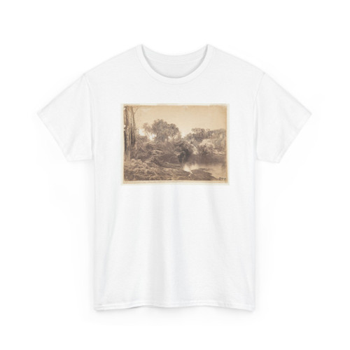 Thomas Moran, American, b. Britain, - Evening - 19th century v1 - T-Shirt