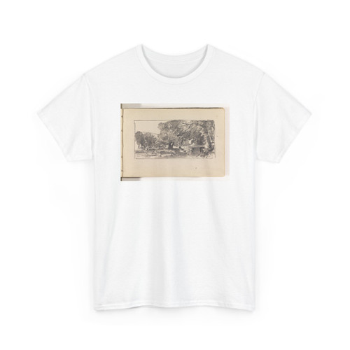 William Trost Richards, American, - Countryside with Many Trees - 1870–85 - T-Shirt