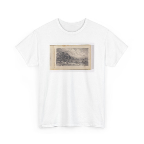 William Trost Richards, American, - Dark Landscape with Trees and Dramatic Clouds, probably Newport - 1885–1902 - T-Shirt