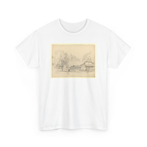 William Trost Richards, American, - Landscape, Grindelwald, Switzerland - July 17, 1867 - T-Shirt
