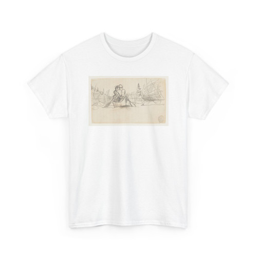 Winslow Homer, American, 1836–1910 - Two Men in a Canoe - 1897 v1 - T-Shirt