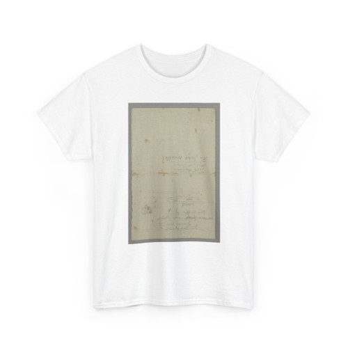 Frederic Edwin Church, American, - Sketches of a Man's Head and Floating Iceberg, Canada - June-July 1859 v2 - T-Shirt