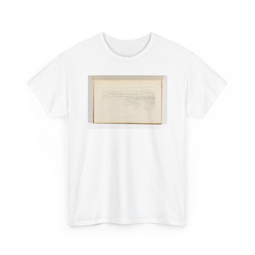 William Trost Richards, American, - Beach with Tall Cliffs - after 1878 - T-Shirt