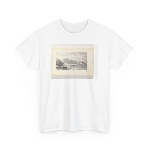 William Trost Richards, American, - Connanicut Island with Fort Adam - 1890–1900 - T-Shirt
