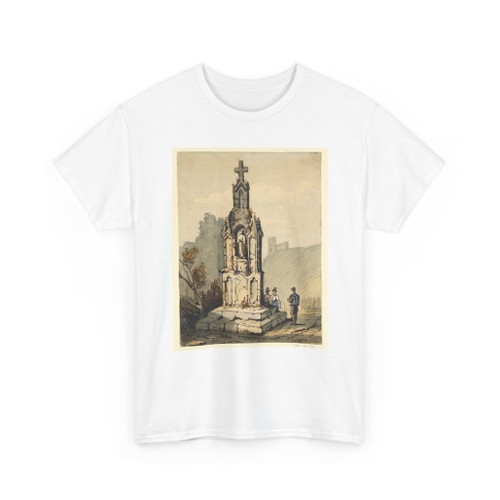 Charles Nicolas Ransonnette, French, - A Cross in Normandy - ca. 1840 - T-Shirt