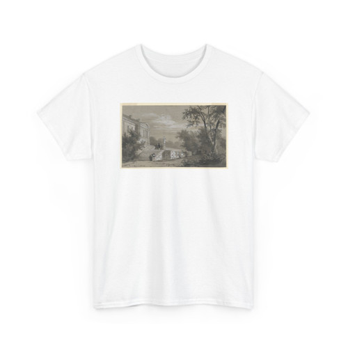 Charles Nicolas Ransonnette, French, - In the Park of Bercy Castle - 1860 - T-Shirt