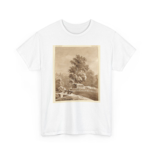 Charles Nicolas Ransonnette, French, - In the Park of Ermenonville - ca. 1850 - T-Shirt