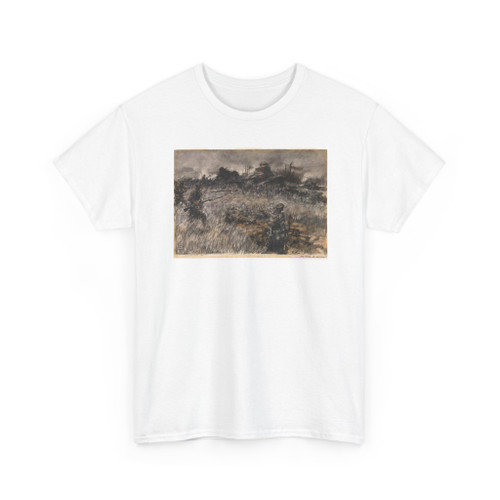 Dunn, Harvey Thomas - The Tanks at Seishprey - ca. 1918 - T-Shirt
