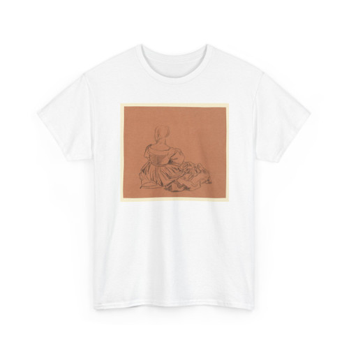 Elihu Vedder, American, 1836 – 1923 - Study of a seated woman in costume - ca. 1890 - T-Shirt