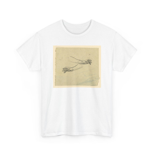 Elihu Vedder, American, 1836 – 1923 - Study of two hands reaching - ca. 1890 v1 - T-Shirt