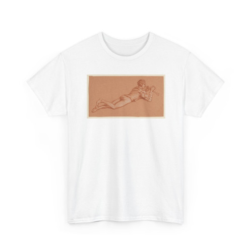 Elihu Vedder, American, 1836 – 1923 - study of a male costumed figure - ca. 1890 v1 - T-Shirt