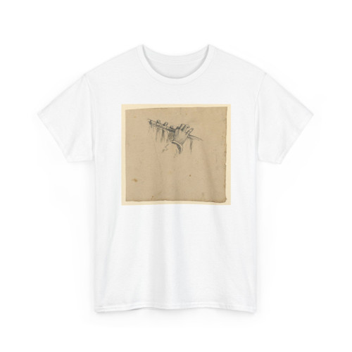 Elihu Vedder, American, 1836 – 1923 - study of hands holding flute - ca. 1890 v1 - T-Shirt