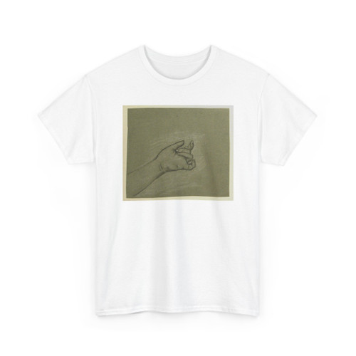 Elihu Vedder, American, 1836 – 1923 - study of wrist and left hand - ca. 1890 v2 - T-Shirt
