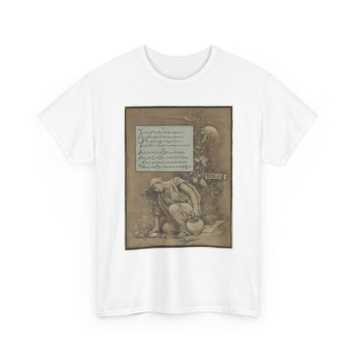 Elihu Vedder, born New York City - (Illustration for Rubáiyát of Omar Khayyám) In Memoriam - 1883-1884 - T-Shirt