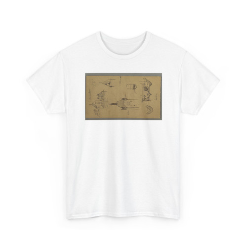 Frederic Edwin Church, American, - Architecture Studies, Romanshorn, Switzerland - August 1868 v3 - T-Shirt