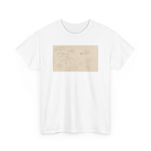 Frederic Edwin Church, American, - Botanical Sketches of Ferns and Bamboo, Jamaica - May–September 1865 v1 - T-Shirt