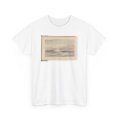 William Trost Richards, American, - Sketch of Choppy Ocean - 1870–85 - T-Shirt