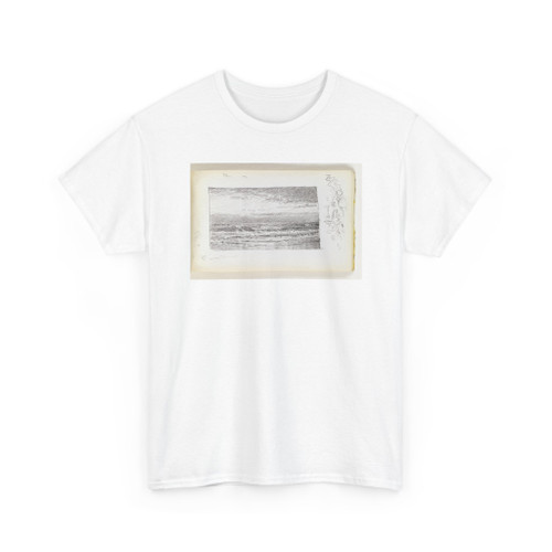 William Trost Richards, American, - Study of Gently Rolling Waves and Clouds - 1890–1901 - T-Shirt