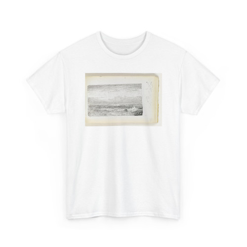 William Trost Richards, American, - Study of Light over Ocean and Waves - 1890–1900 - T-Shirt