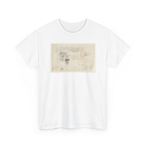 Winslow Homer, American, 1836–1910 - Figures in Lee of Building with Ocean Beyond, Cullercoats, England - 1881 v2 - T-Shirt