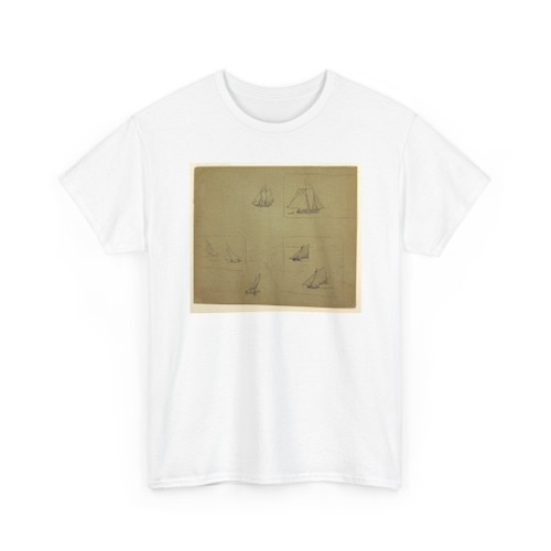 Winslow Homer, American, 1836–1910 - Sketches of Sailing Craft - 1881–82 v2 - T-Shirt