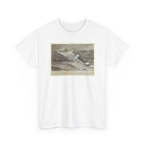 Winslow Homer, American, 1836–1910 - The Life Boat - 1881 - T-Shirt