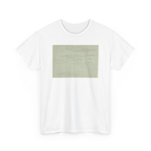 Frederic Edwin Church, American, - Cloudy Sky over Mountains - 1870 - 1880 v1 - T-Shirt