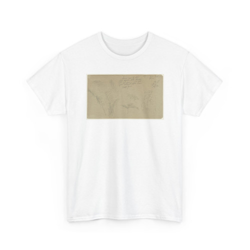 Frederic Edwin Church, American, - Fern Sketches, Vermont - October 1865 v1 - T-Shirt