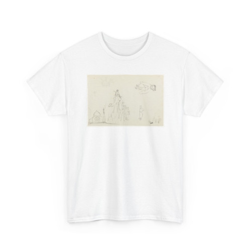 Frederic Edwin Church, American, - Figure and Architecture Sketches - 1868 v1 - T-Shirt