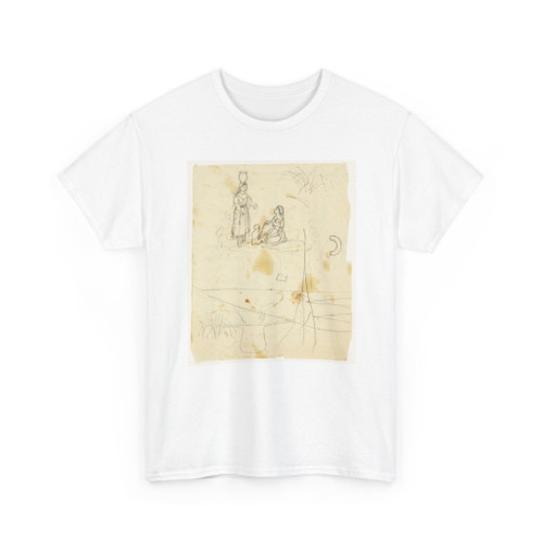 Frederic Edwin Church, American, - Figure Sketches, Colombia or Ecuador - 1853 v1 - T-Shirt