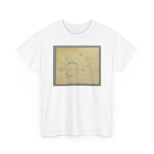 Frederic Edwin Church, American, - Gnarled Tree and Weed, Obersee, Germany - July 1868 v4 - T-Shirt
