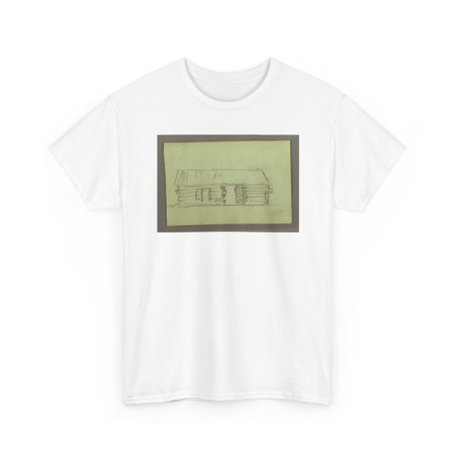Frederic Edwin Church, American, - Log Cabin - probably 1856 v2 - T-Shirt