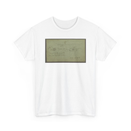 Frederic Edwin Church, American, - Mixed Sketches, Syria - April 27, 1868 v4 - T-Shirt