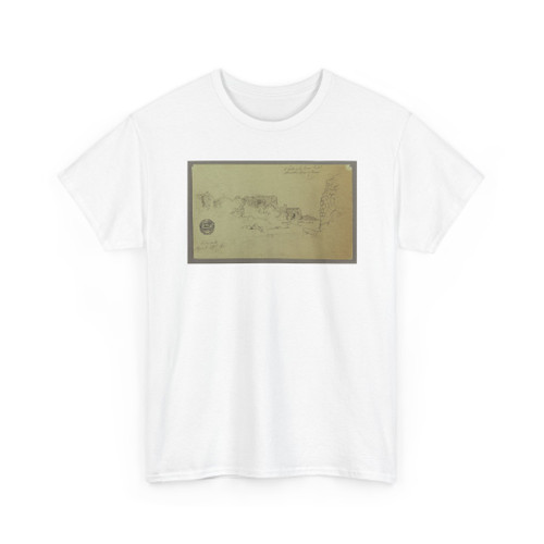 Frederic Edwin Church, American, - Ruins, Burek, Syria - April 27, 1868 v3 - T-Shirt