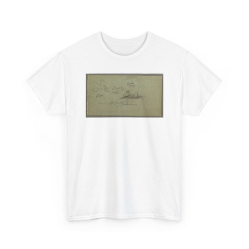 Frederic Edwin Church, American, - Sunset over Distant Mountains - 1860 - 1880 v2 - T-Shirt