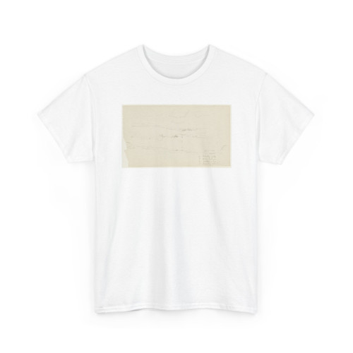 Frederic Edwin Church, American, - Sunset over a Mountainous Landscape - July or September v1 - T-Shirt
