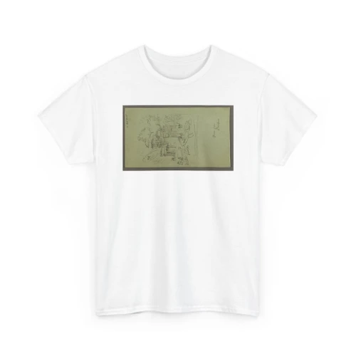 Frederic Edwin Church, American, - Sketch of a Fresco from Pompeii - April 1869 v2 - T-Shirt
