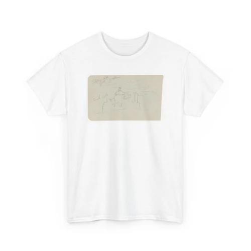 Frederic Edwin Church, American, - Sketch of a Church, Mexico - January–February v1 - T-Shirt