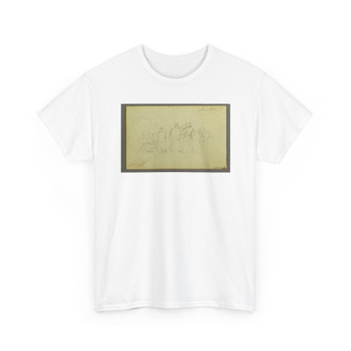 Frederic Edwin Church, American, - Sailboat and Crashing Wave - June 1845 v4 - T-Shirt