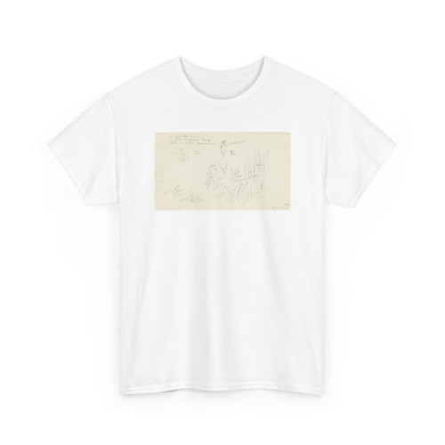 Frederic Edwin Church, American, - Overlooking Burak, Syria, Part One - April 27, 1868 v2 - T-Shirt