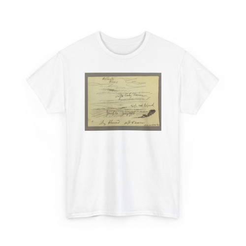 Frederic Edwin Church, American, - Italian Farmhouse - September 1868 v4 - T-Shirt