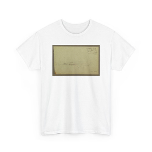 Frederic Edwin Church, American, - Clouds at Sunset, Hudson, New York - February and March v3 - T-Shirt