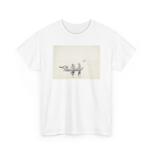 Winslow Homer, American, 1836–1910 - Two Figures in a Rowboat - 1880 v1 - T-Shirt