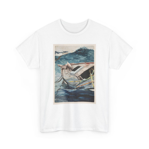 Winslow Homer, American, 1836–1910 - Study for The Gulf Stream - 1898–99 v1 - T-Shirt