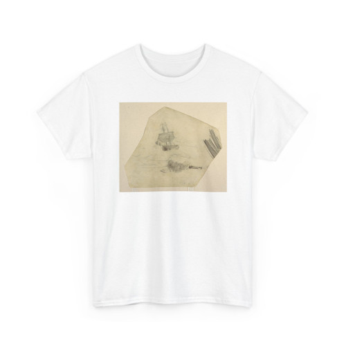 Winslow Homer, American, 1836–1910 - Square Rigger in a Stormy Sea - ca. 1895 v2 - T-Shirt